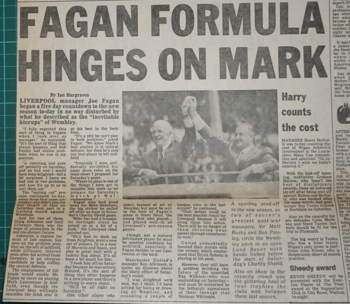 Fagan formula hinges on Mark - August 1983